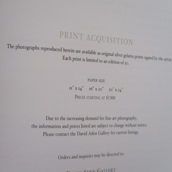 Male of the Species ARTHUR TRESS 4 Decades of Photography 1999 SIGNED RARE - Picture 10 of 12